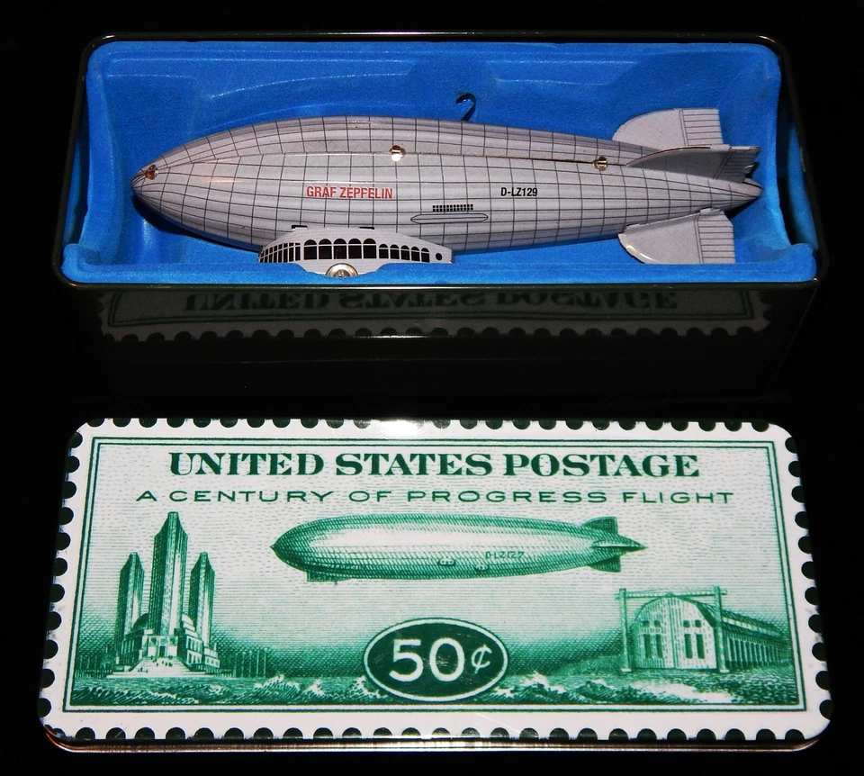 Memorabilia de sellos, 2008 USPS CENTURY OF PROGRESS OF FLIGHT GRAF ZEPPELIN, juguete Foto 2 de 4