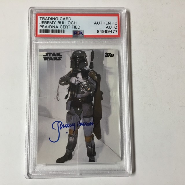 2018 Topps Star Wars Nickel City Con Autogramm Jeremy Bulloch Auto PSA Boba Fett