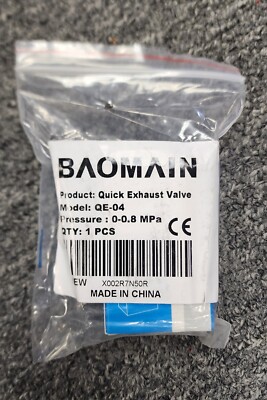 Baomain Pneumatic Quick Exhaust Valve QE-04