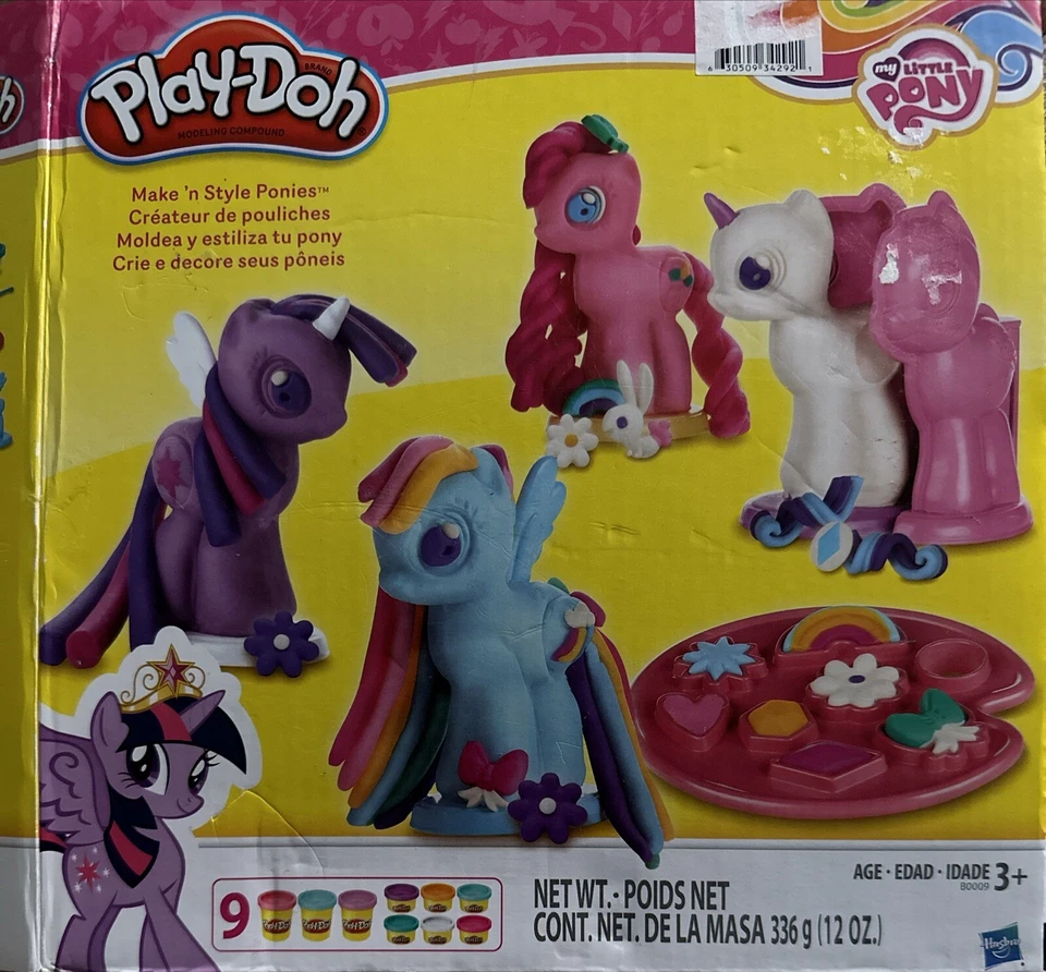Play-Doh My Little Pony Make 'n Style Ponies Earth Pegasus Unicorns Princesses - Image 2 of 4