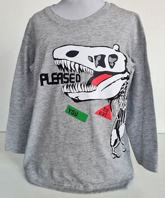 Jungen  Langarmshirt Gr. 116  Langarm T-shirt Longsleeve Dinosaurier Kindemode - Bild 1 von 4