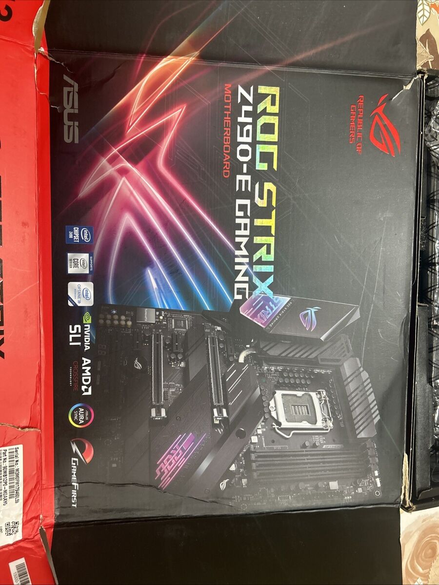 ASUS ROG STRIX Z490-E GAMING LGA 1200, Intel Motherboard for ASUS ROG STRIX Z490-E GAMING LGA 1200, Intel Motherboard for