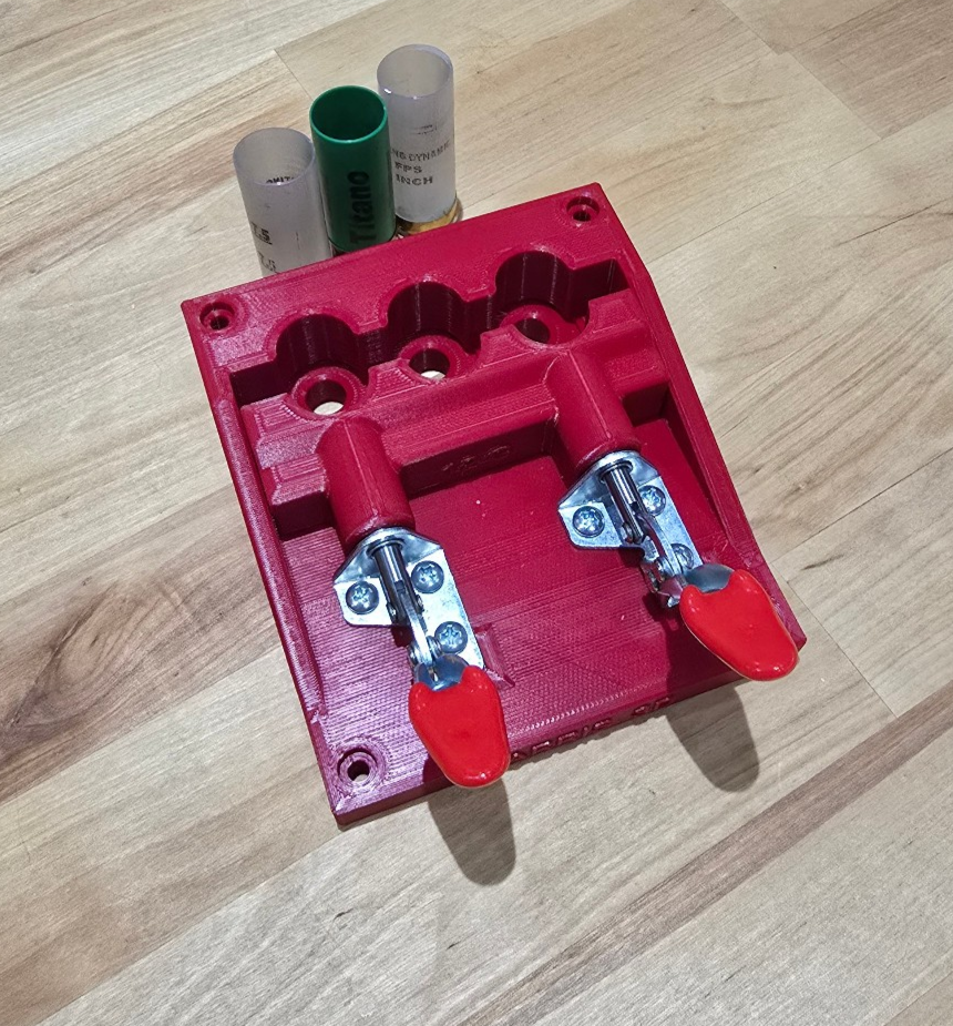 Shotgun Shell Hull Roll Crimp Clamp Vise 10-12-16-20-28-32-410