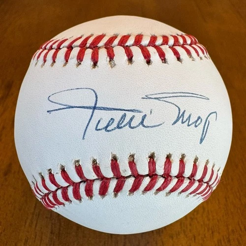 Willie Mays Signed Autographed National League Baseball Ball JSA LOA