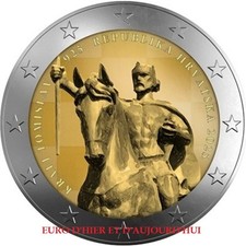 PREVENTE Pièce  2 euro CROATIE  2025   1100 ans du couronnement du roi Tomislav