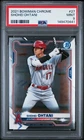 2021 BOWMAN CHROME #27 SHOHEI OHTANI PSA 9