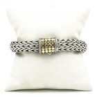 John Hardy Sterling 18K Size 6.75 Two-Tone Classic Chain Woven Bracelet #S5666-5 — photo 1