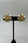 Vintage Faux Pearl Gold Tone Jewelry Set, 52.4g — photo 3