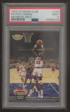 1992 STADIUM CLUB MEMBERS ONLY #100 PATRICK EWING PSA 9