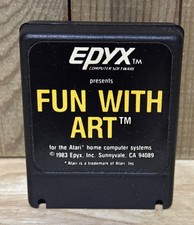 Atari 400/800/1200 Fun with Art, 1983, Cartridge, Original, Must Have!