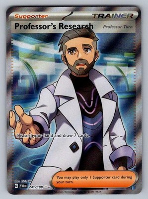 Professor's Research (Professor Turo) 241/198 Scarlet & Violet Pokemon NM