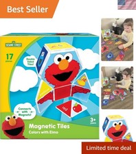 Sesame Street” Toys, Magnetic Kids’ Building Tiles from “Sesame Street” Books...
