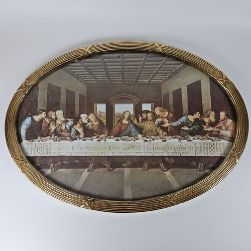 Home Interiors Last Supper Vintage Oval Wall Plaque Christianity Decor