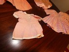 Handmade Pink Doll Clothes Lot Cape Dresses + Factory Made Satin Romper — photo 6