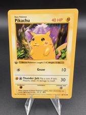 Pikachu [1st Edition] #58 Prices | Pokemon Base Set | Pokemon Cards