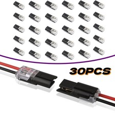 30 PCS Double-Wire Plug-in Cable Snap Connect...