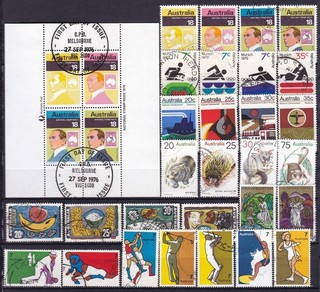 AUSTRALIA COMMEMORATIVES SETS INC S/S USED