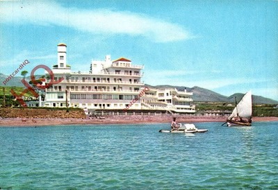 Postkarte__Costa Del Sol, Torremolinos, Hotel Mar Y Mar, Blick vom Meer