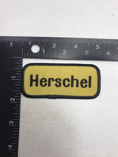 Vtg Staining Name HERSCHEL Patch (Uniform ID Workwear Work Shirt Mechanic) T186