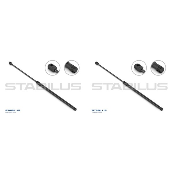 2X Stabilus Gasfeder HECKKLAPPEN-LIFTER Links+Rechts Passend FüR VW Touran-image