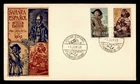 DR WHO 1959 SPANISH SAHARA FDC SEMI POST NATIONAL COSTUME COMBO M76546