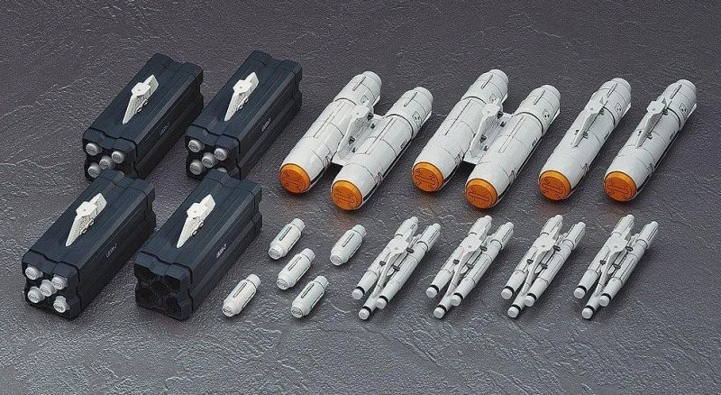 Hasegawa MC04 1/48 Scale Model Macross VF-1 Valkyrie Weapons Parts Set - Image 2 of 2