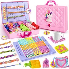 ELFJOY Bracelet Making Kit, Weaving Loom for Kids, Friendship Bracelet Kit, D...