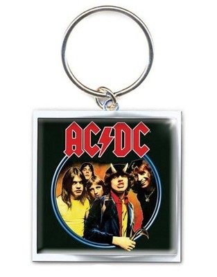 AC/DC Keyring Keychain Highway to Hell band logo new Official One Size