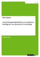AnwendungsmöGlichkeiten Von Business Intelligence Im Operativen Controlling Buch
