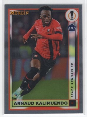 #136 2022 Merlin Chrome UEFA BASE - Arnaud Kalimuendo RC Stade Rennais FC