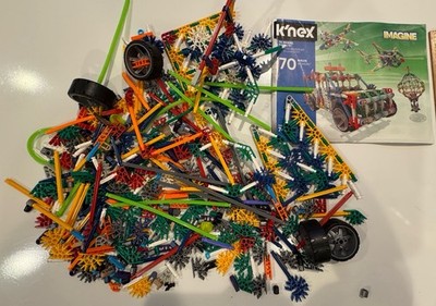 K'NEX Imagine Building Set Piece Lot With Manual Age 7+ Construction Toy