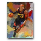Corey Maggette Art Card Limited 4/50 Edward Vela Signed (Golden State Warriors)