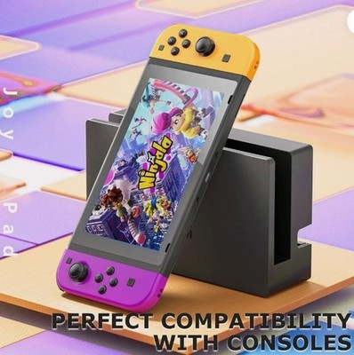 Nintendo Switch Neon Purple Joy-Con with Wrist Strap for