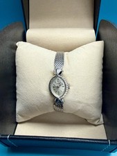 Vintage Elgin Ladies Watch 10K RGP Bezel Stainless Steel Backmaual Wind It Works