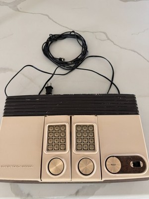 Super Video Arcade Tele-Games Intellivision Console w/ 2 Controllers Untested