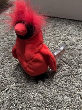 Ty Beanie Babies Mac The Cardinal Plush Toy