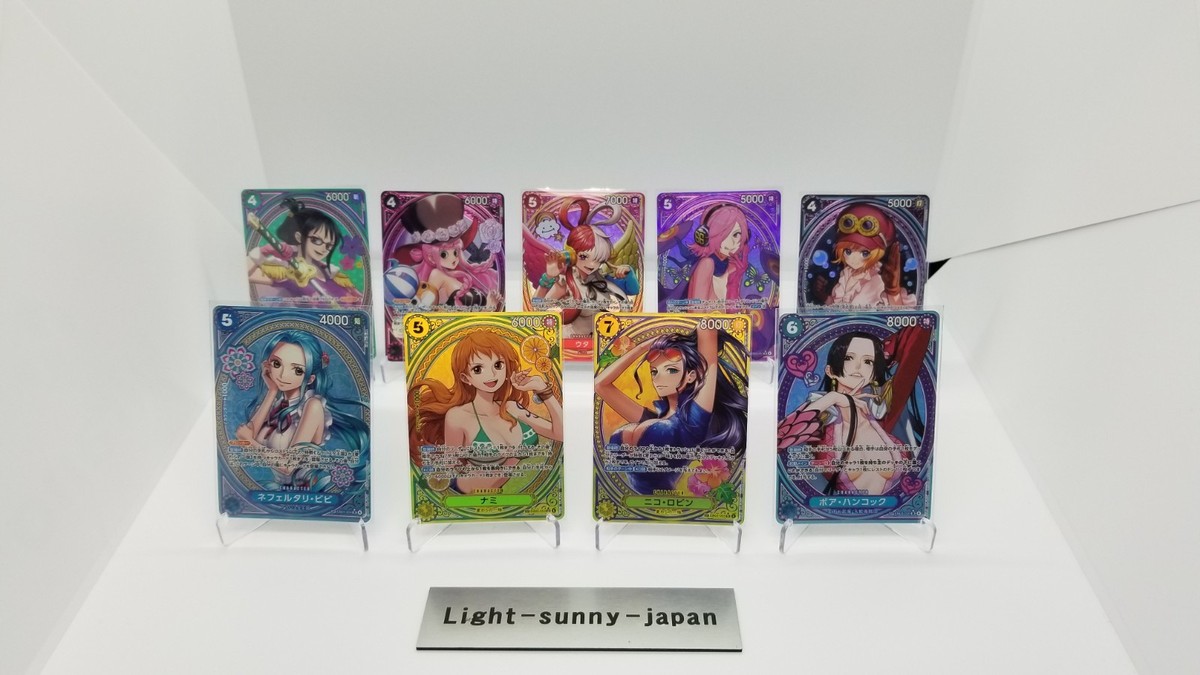 One Piece Heroines Edition SP Alt Art SR Complete Set of 9 One