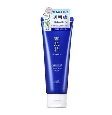 [KOSE SEKKISUI] Clear Cream Wash Hydrating Facial Foam Cleanser 120g JAPAN NEW