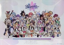 Hololive Bloom. A3 Clear Poster Virtual YouTuber Support Bonus Sammlerstück