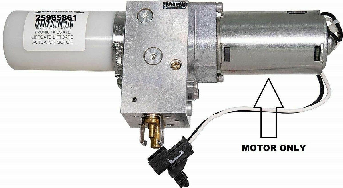 Hydraulic Liftgate Pump motor with bracket for Cadillac SRX and