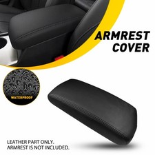 For 2016-2020 Kia Optima Black Center Console Leather Armrest Cover Pad Trim Eaw