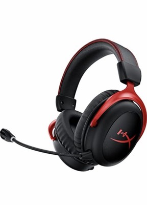HyperX Cloud II Wireless Headset for PC, PS5, PS4 & Nintendo Switch - Black/Red