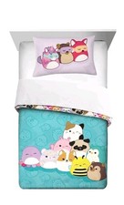 Squishmallows Kids 2pc Reversible Twin/Full Comforter Set-W24248997679