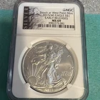 2015(W) American Silver Eagle NGC MS 69 Early Release .999 Silver Dollar