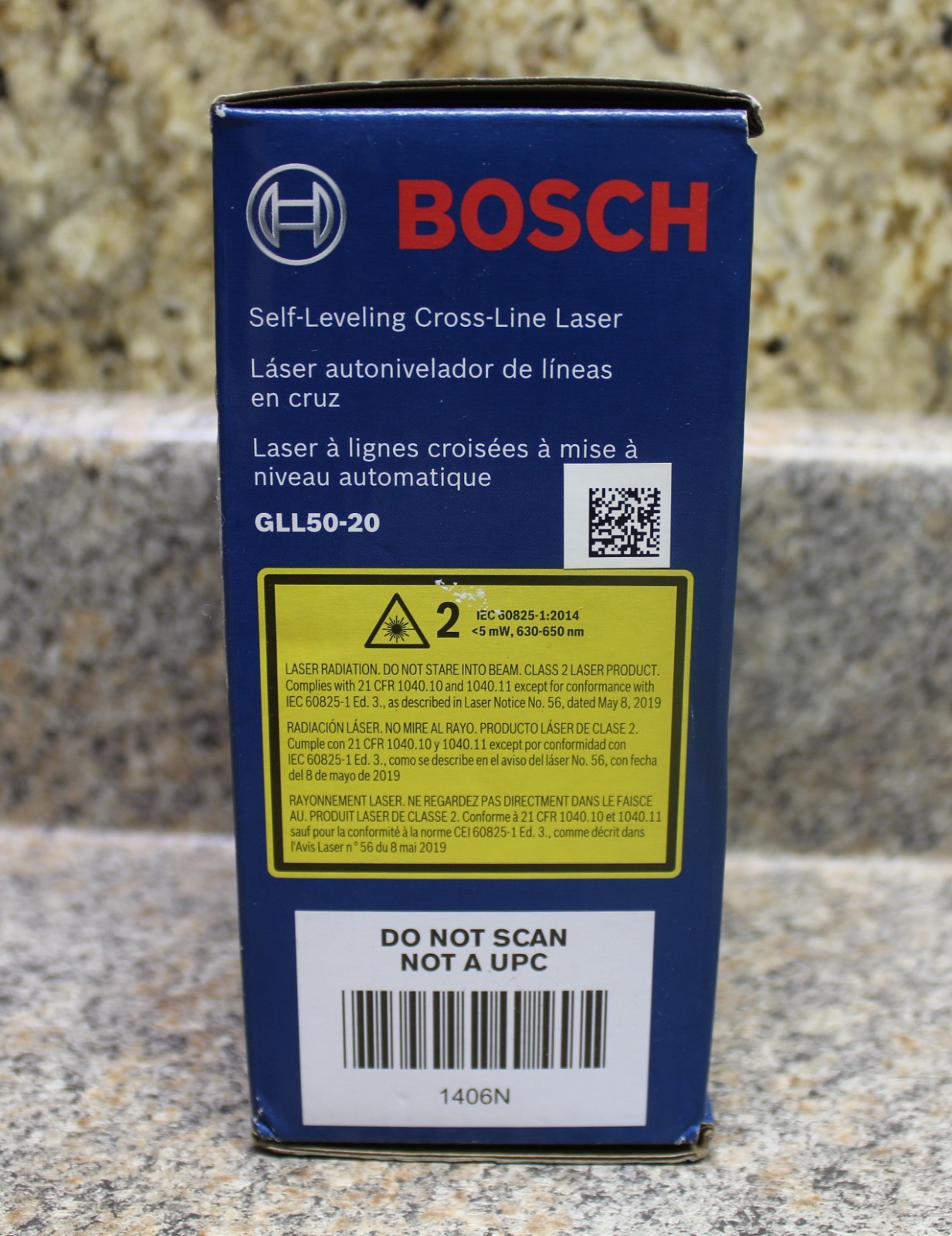 Bosch GLL50-20 Self-Leveling Cross-Line Laser