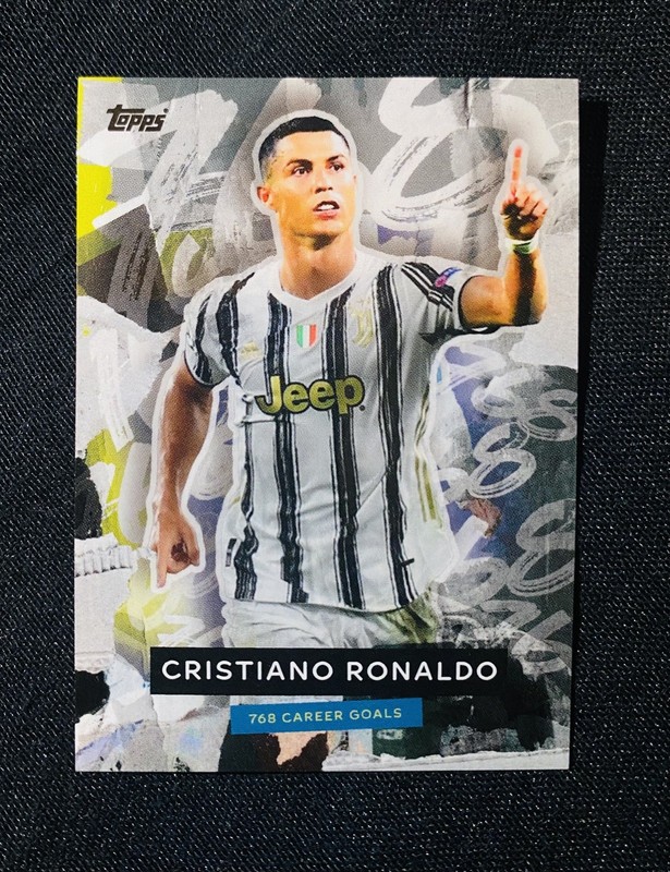 2021 Topps Now UEFA Champions League - Cristiano Ronaldo 768 Career Goals...