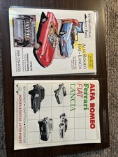 Vintage International Auto Parts Catalog Lot 1984 1994 Alfa Romeo Fiat Lancia