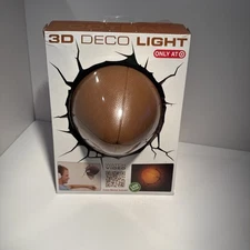 3D FX Deco LED Night Light Mini  Wall Deco Gift Toy Football Art Room