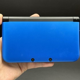 Nintendo 3DS XL Blue & Black Console w/ Charger, Stylus, SD Card & Mario Dream