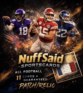 🏈 NFL Football Mystery Pack – 11 Cards + 1 Guaranteed Patch/Relic! 🔥 💰 Price: